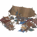 Ruined Town Market