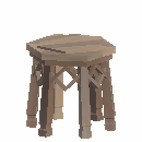 Talented Woodcraft Side Table (Common)