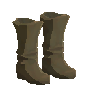 Leather Heeled Boots - Brown