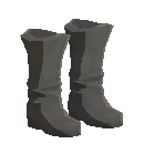 Leather Heeled Boots - Olive