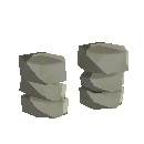 Simple Cloth Footwraps - Green