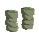 Basic Cloth Footwraps - Green