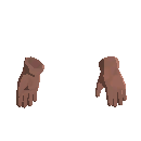 Simple Cloth Gloves - Red