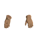 Simple Cloth Gloves - Orange