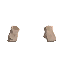 Fingerless Cloth Gloves - Beige