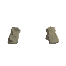 Fingerless Cloth Gloves - Hazel