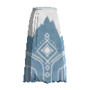 Rough Long Skirt - Refined Blue