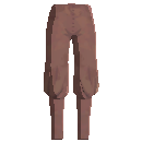 Loose Rough Pants - Red