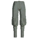 Loose Rough Pants - Teal