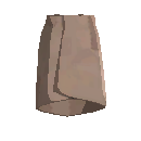 Rough Short Skirt - Brown