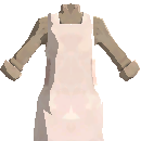 Burlap Dress - White
