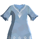 Ragged Dress - Refined Blue