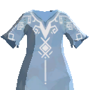 Ragged Dress - Stylish Blue