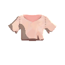 Ragged Shirt - Light Red